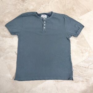 Thread & Cloth Waffle Knit Henley T-Shirt Short Sleeve Men’s Medium Casual